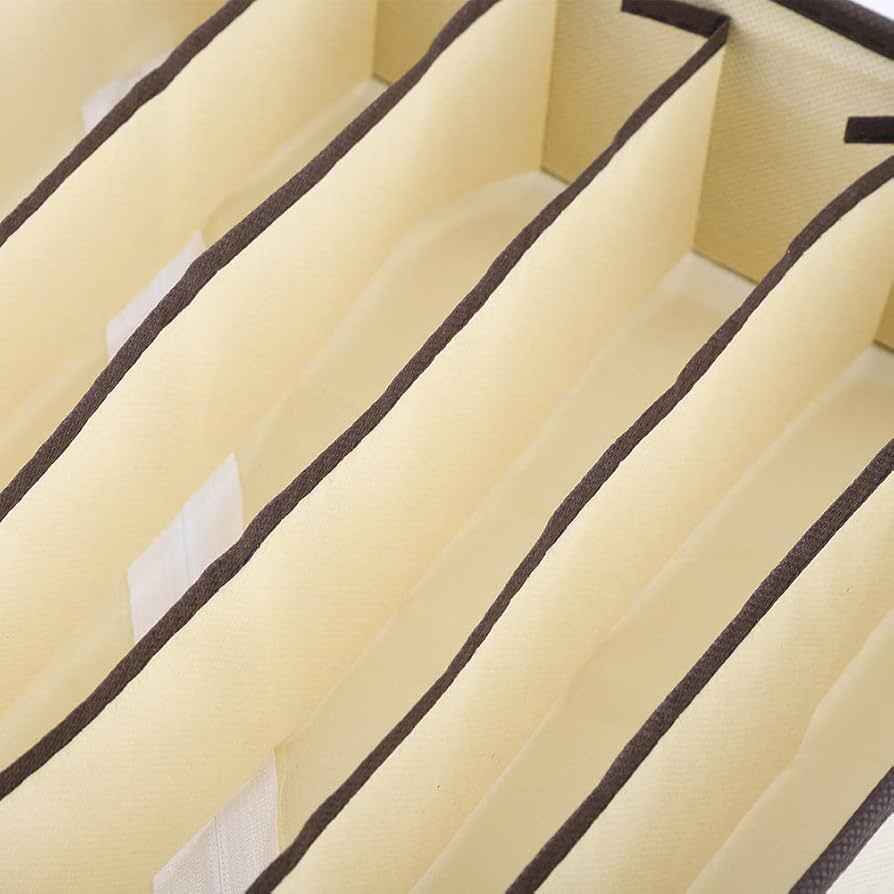 7-Grids Underwear Divider Foldable Storage Box