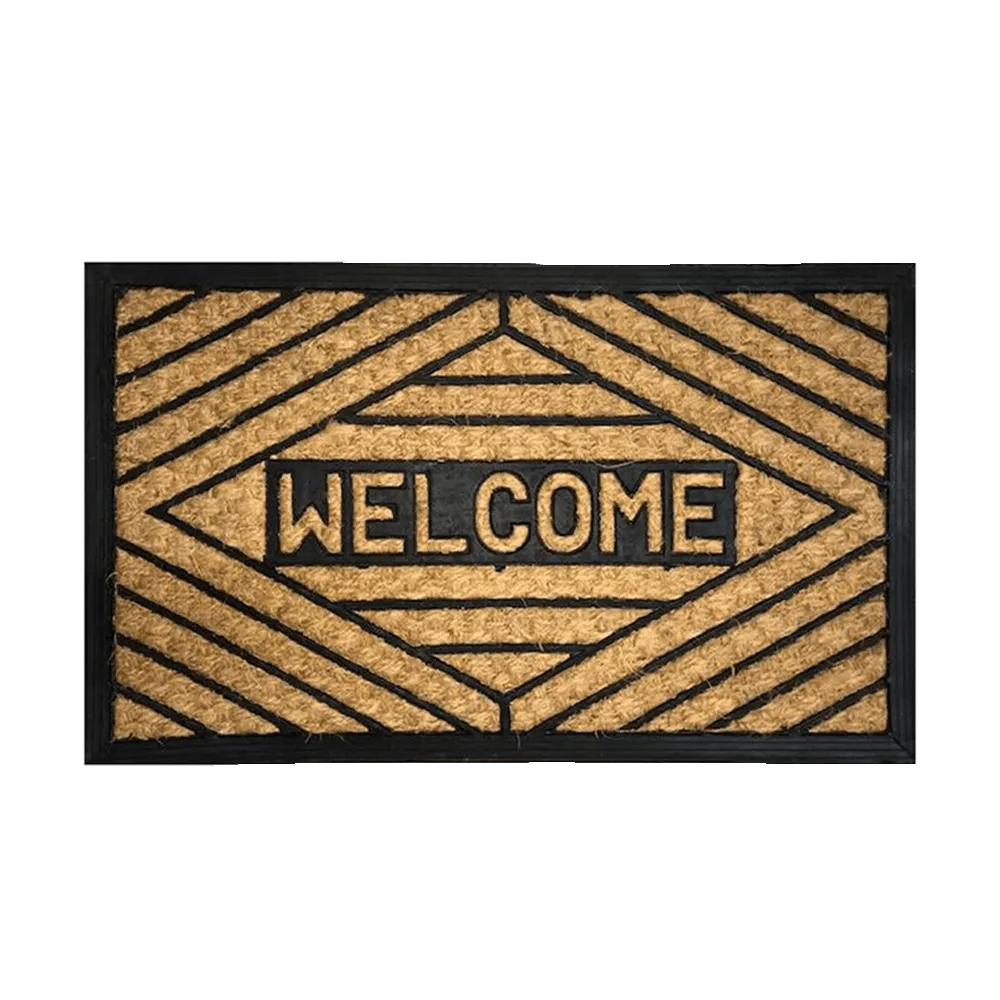 Rubber Welcome Coir Door Mat