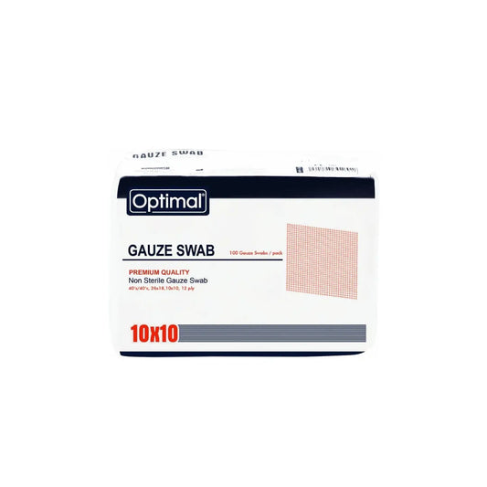 Non sterile Gauze Size 10x10 Bandage Optimal - 100 count