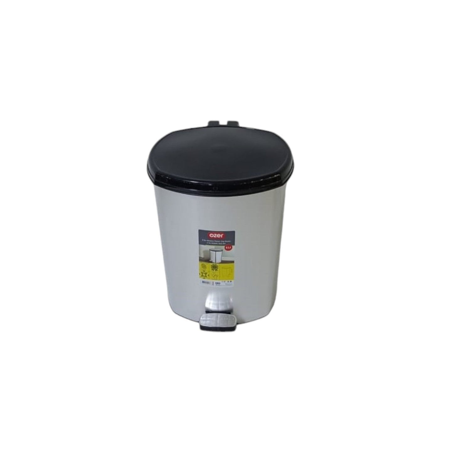 11 L Plastic Dustbin With Pedal