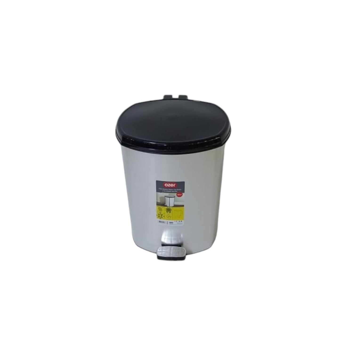 11 L Plastic Dustbin With Pedal