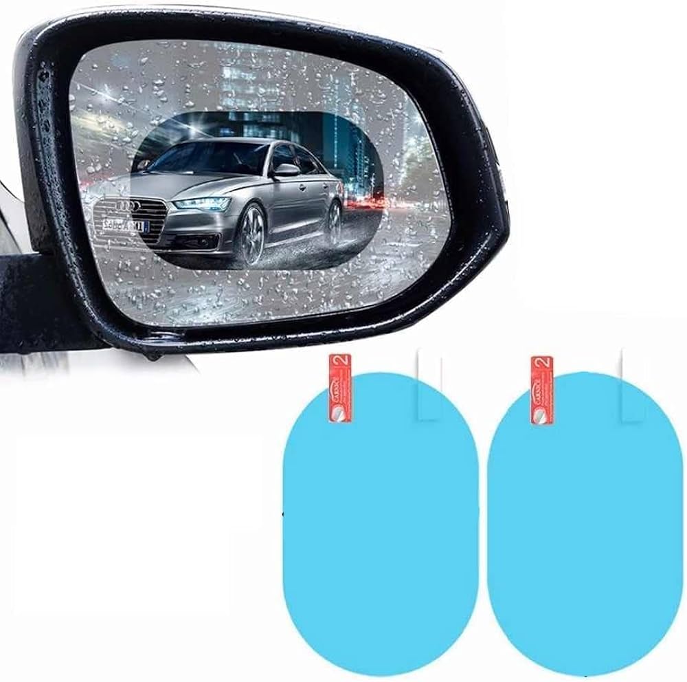 Waterproof Anti Fog Film Rain Proof Car Mirror for All Vehicles - Set of 2 - Medaid International