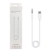 Lightning to 3.5 AUX Audio Adapter Cable Model MH021 Iphone Or TypeC