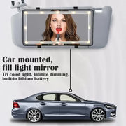 Car Mirror Vanity Led Rechargeable 3 Color