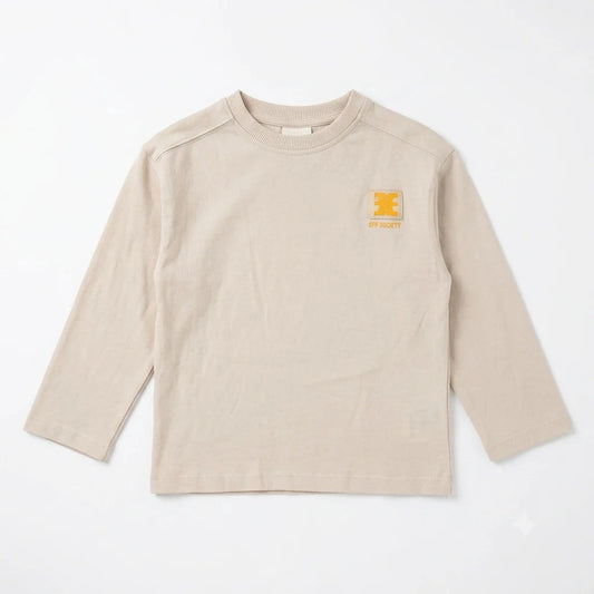Zara Boy's Beige Chest Print Basic Blouse | Zara In Lebanon