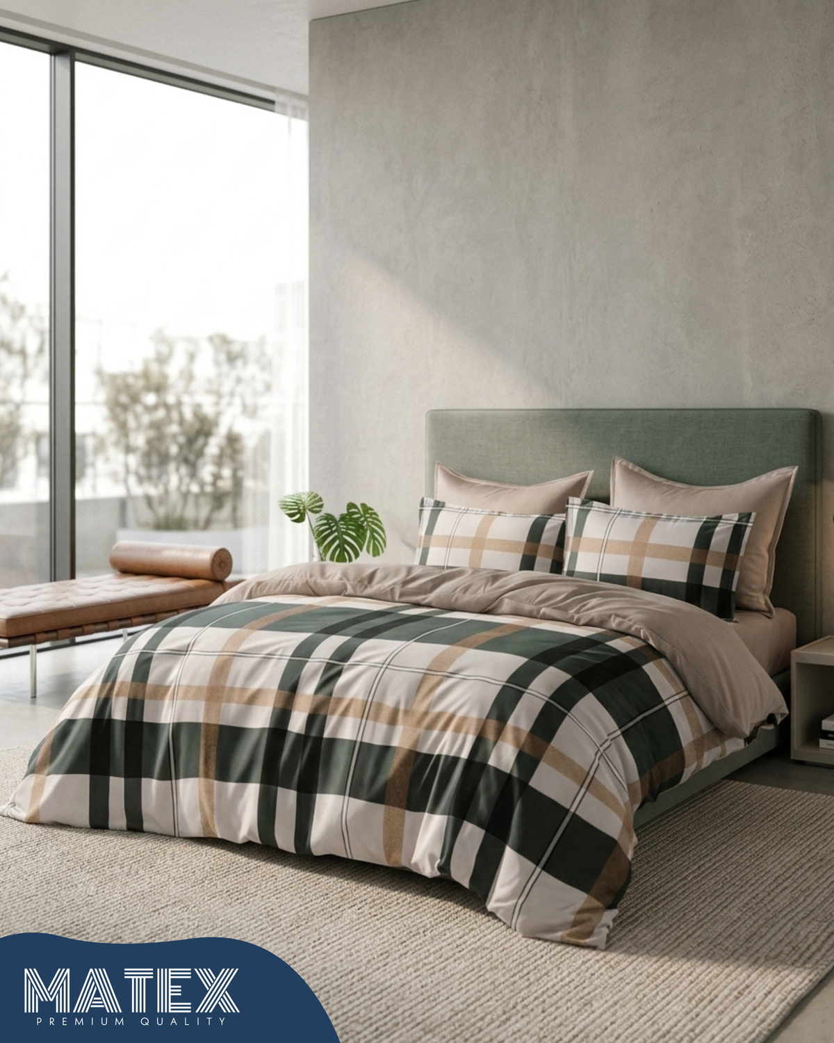 CrossBeige UltraSoft Bed set