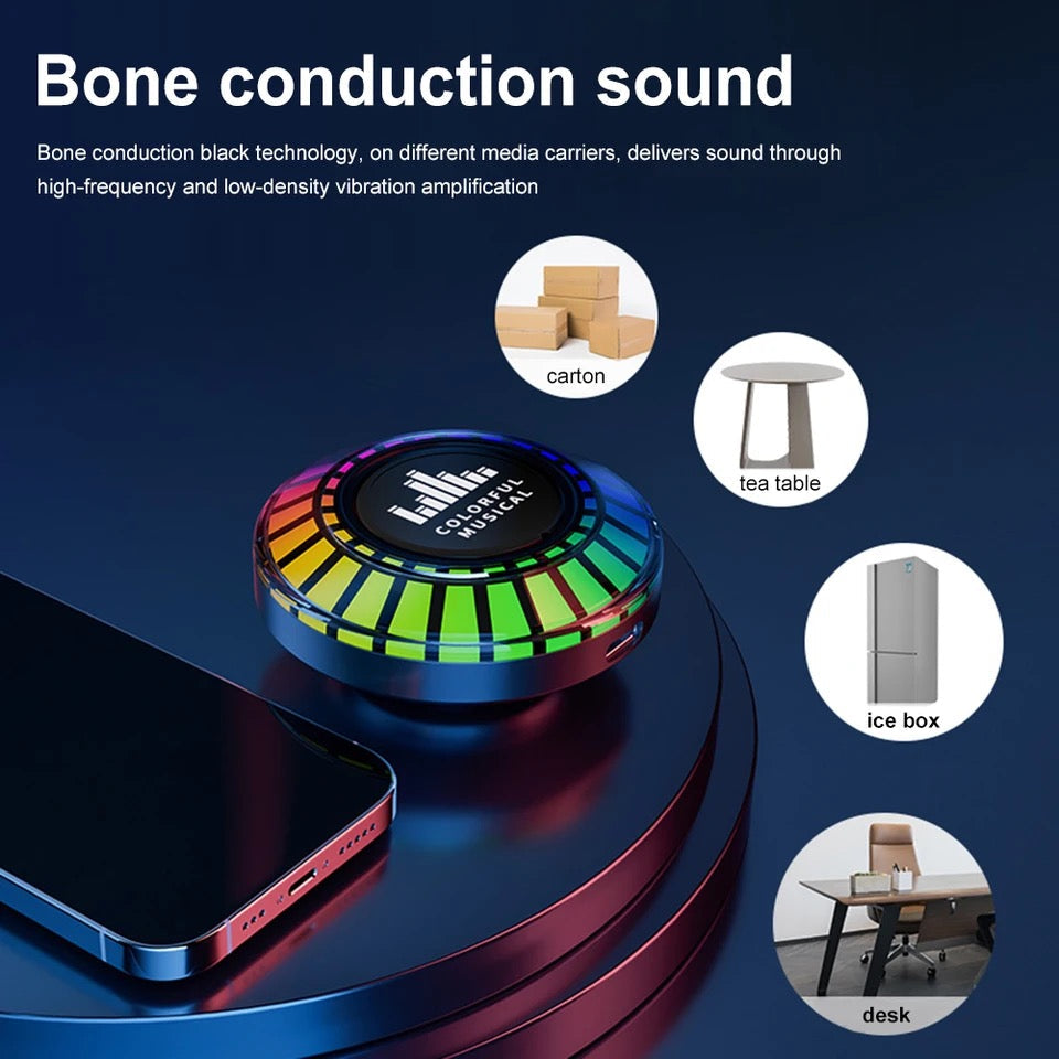 RGB Bone Conduction Bluetooth Speaker Portable APP Control سماعة بلوتوث