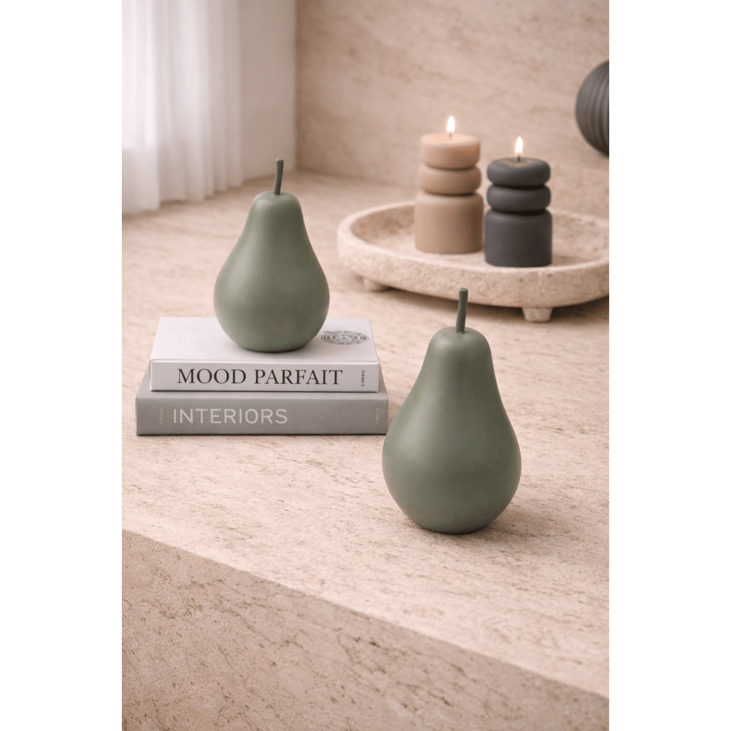 Decorative Pear Sculpture