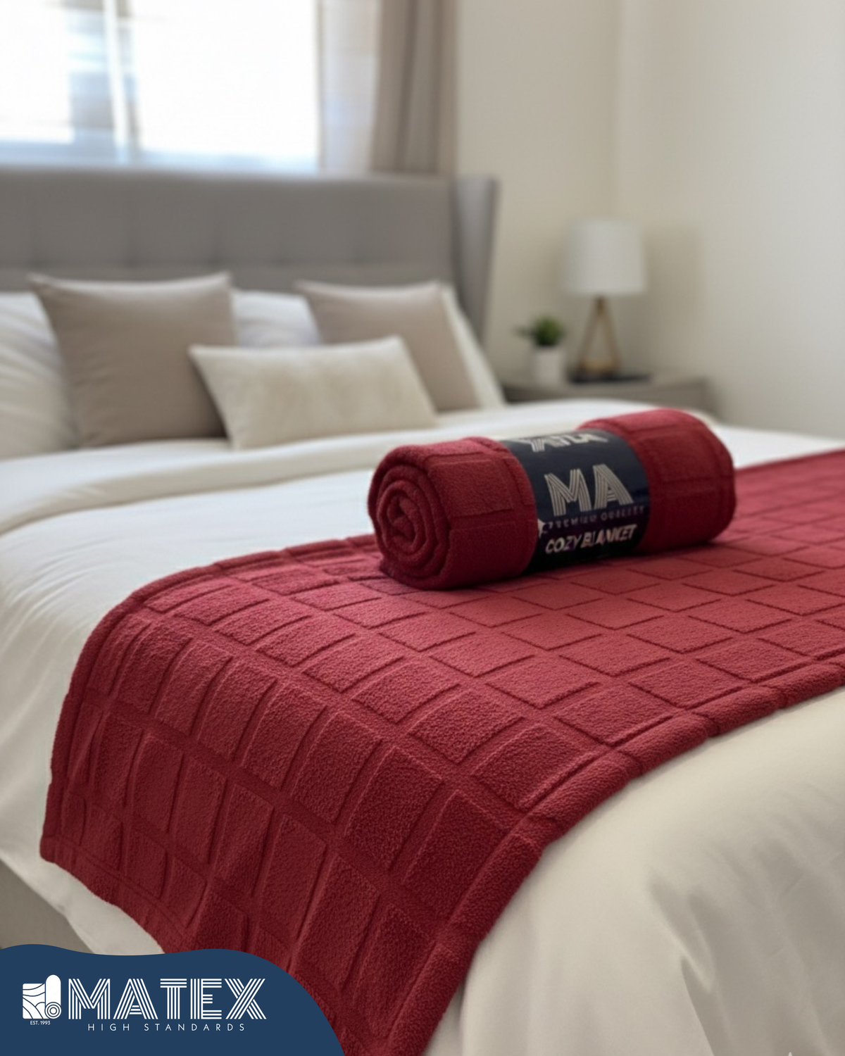 VelourPlush Sofa Blanket