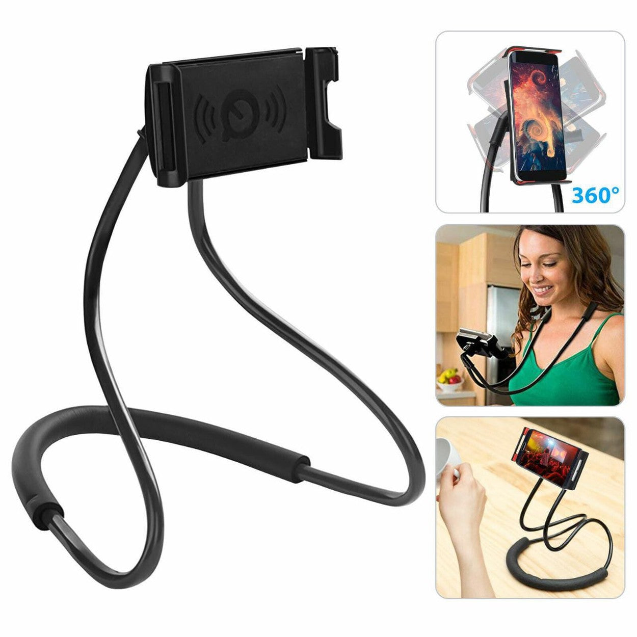 Flexible Mobile Phone Neck Holder - Medaid International