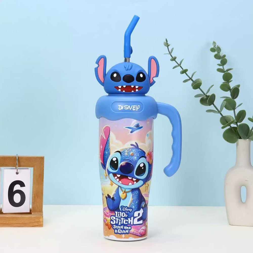 Stitch Stainless Thermos Cup 1.2 L With Straw