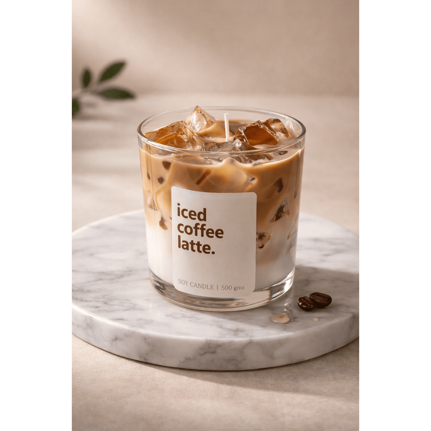 Iced Coffee Latte Candle