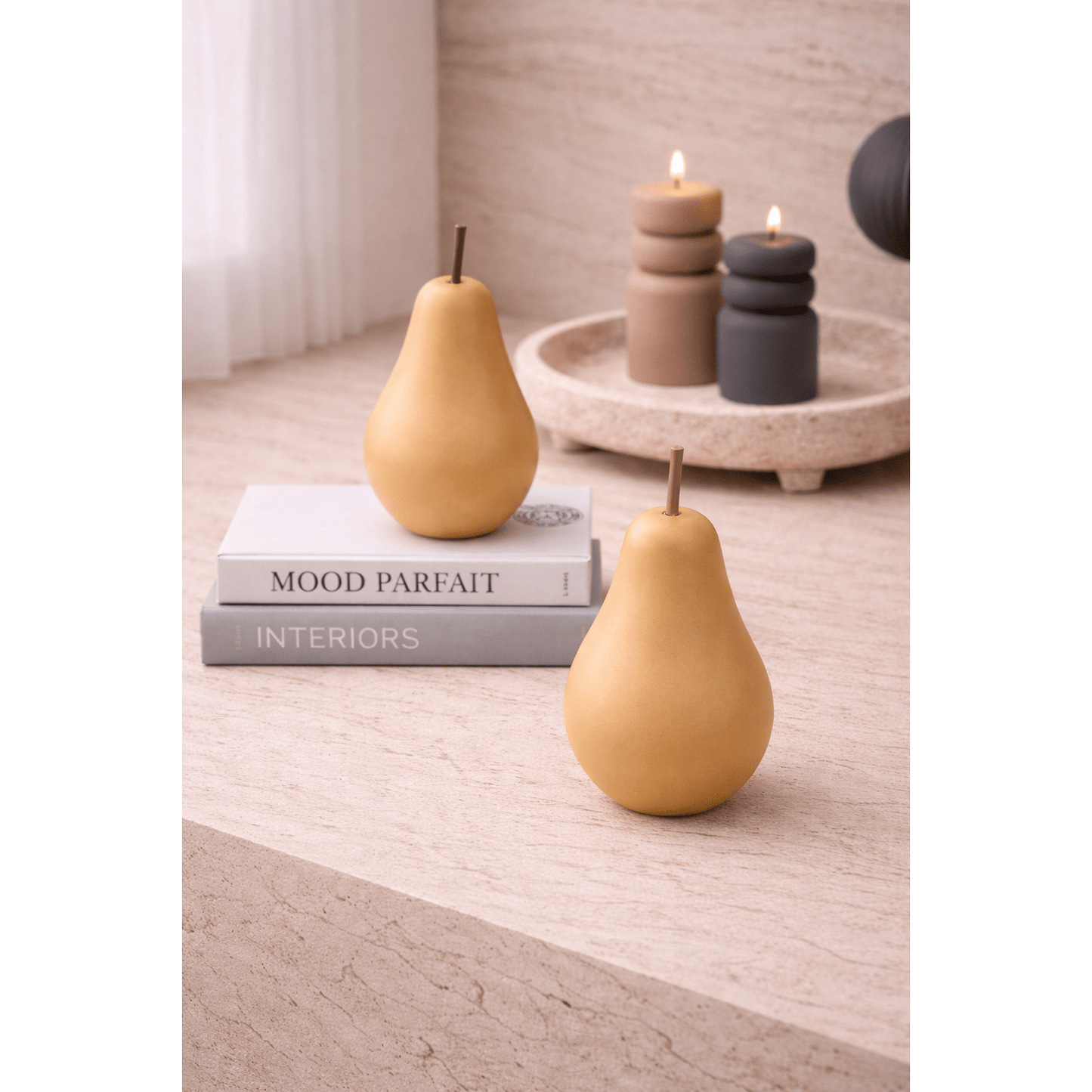 Decorative Pear Sculpture