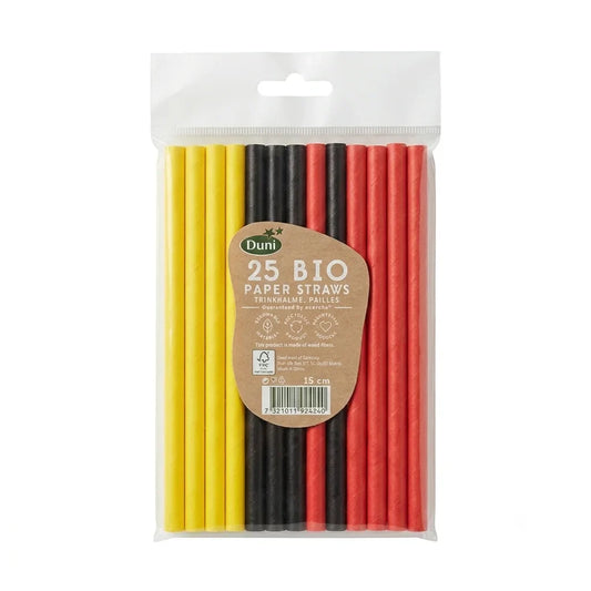 Duni Pack Of 25 Bio Paper Straws | Duni In Lebanon