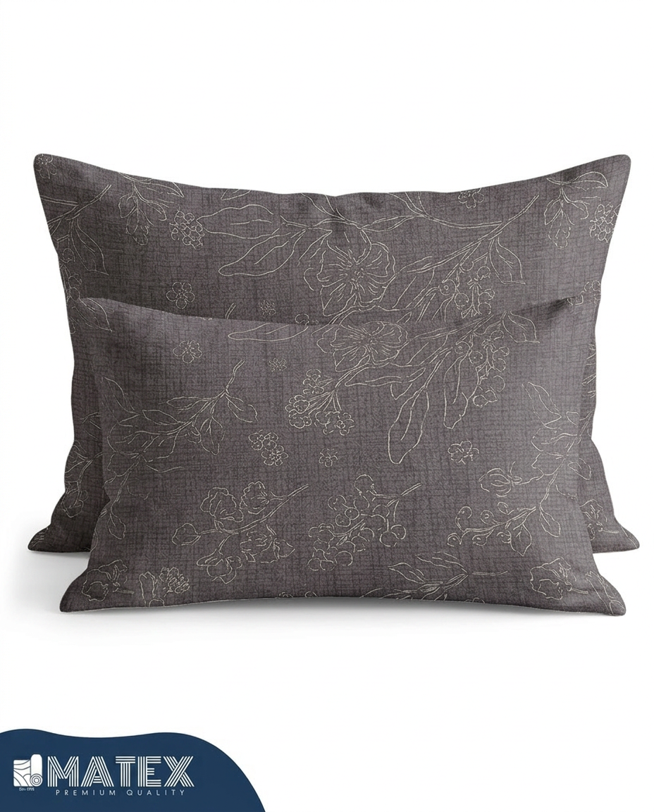 DramaticFlower Cotton Pillow Case (2pcs)