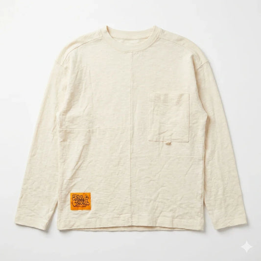 Zara Boy's Beige Chest Pocket Long Sleeve Blouse | Zara In Lebanon