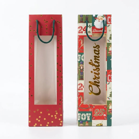 SD Pack Of 2 Santa & Gold Star Holiday Gift Boxes | SD  In Lebanon