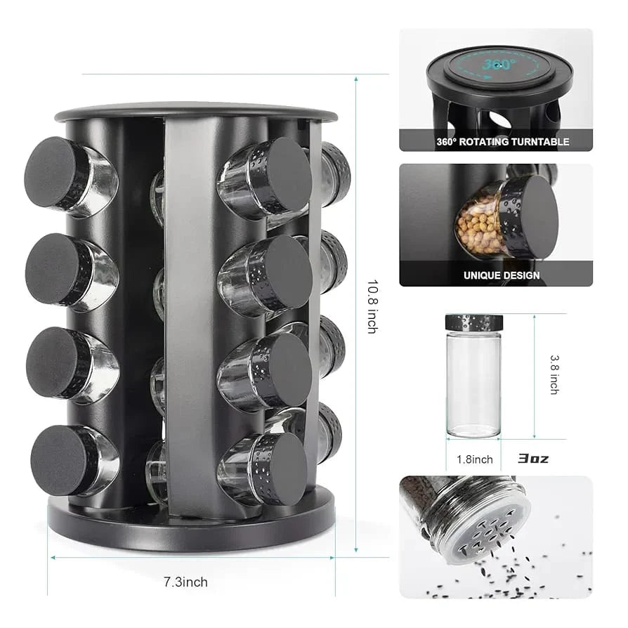 Rotating Spice Rack Gebe spice carousel
