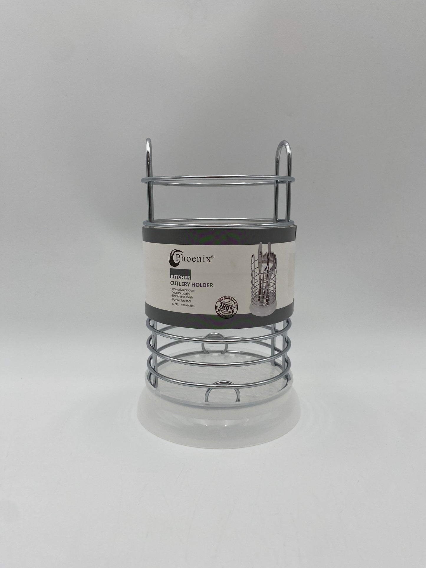 Phoenix, Stainless Steel Kitchen Cutlery Holder