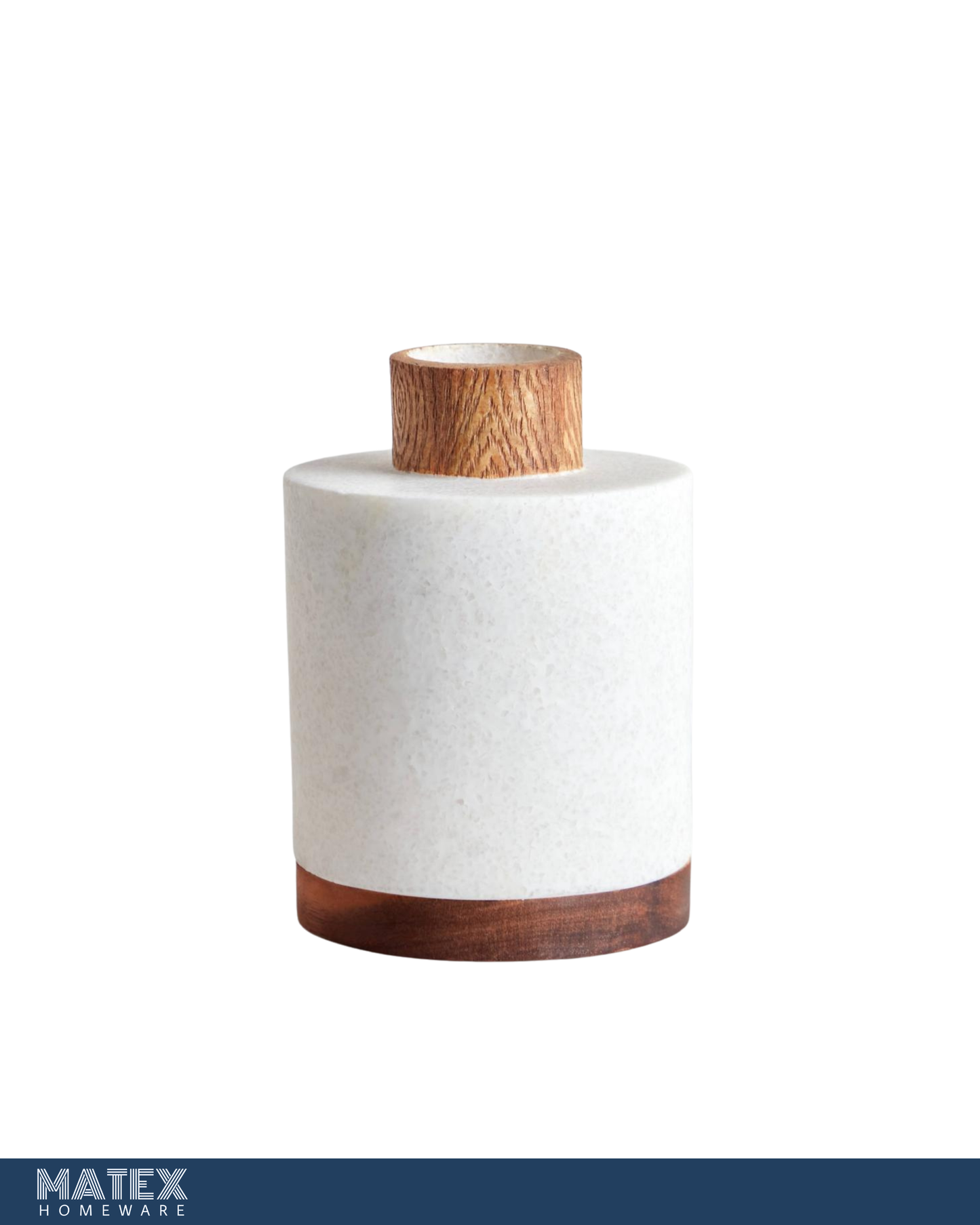 Wooden Vase - 17 cm