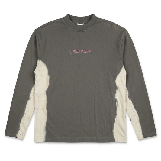 Zara Boy's Khaki/Grey "No Routines Today" Print Long Sleeve Blouse | Zara In Lebanon