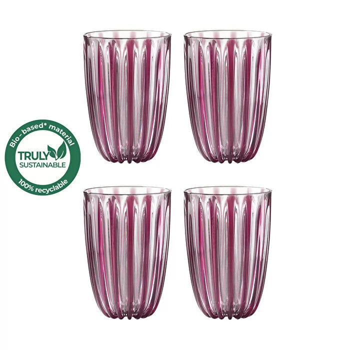 Guzzini DolceVita Set of 4 Glasses Amethyst