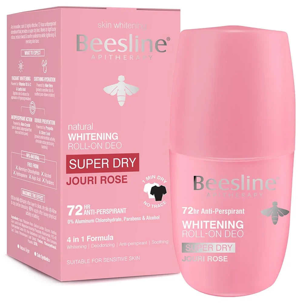 Beesline Natural Super Dry Jouri Rose Roll-On