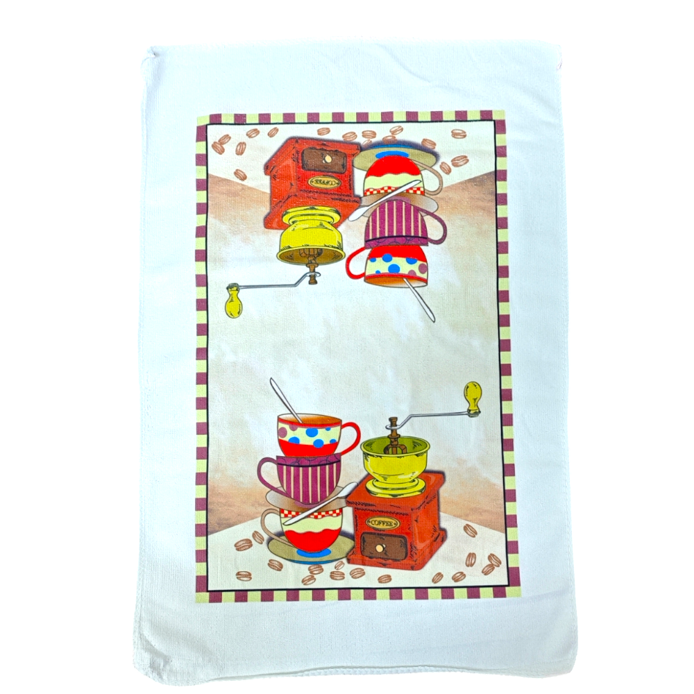 Microfibre 40x60cm 1pc Kitchen Towel Mix Random Designs X968
