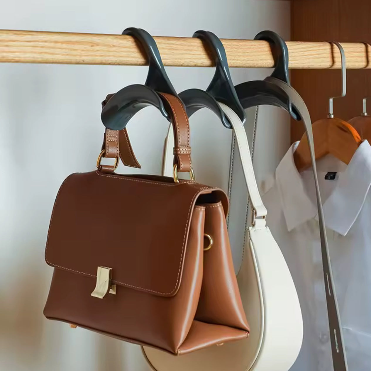 Set of 3 Hanging Bag Hooks