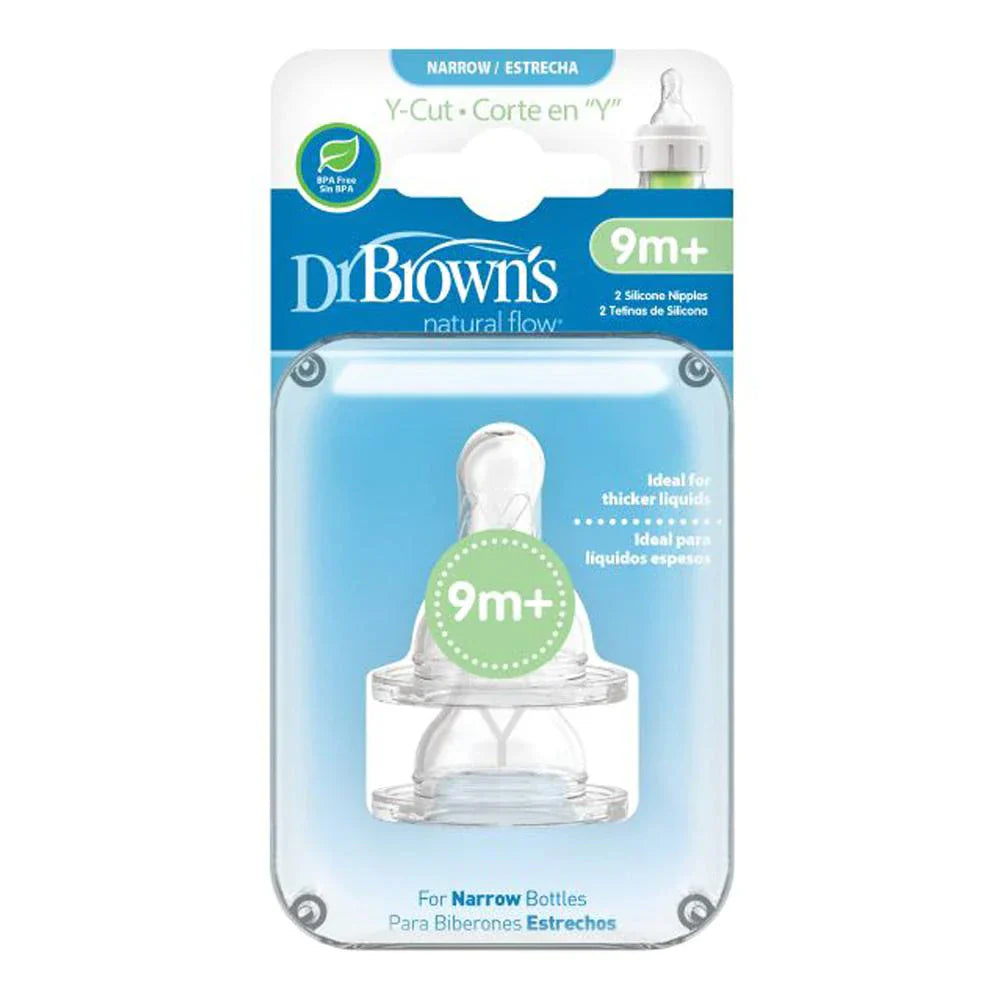 DrBrown's - Row Y-Cut Nipples 9m+ - 2pack