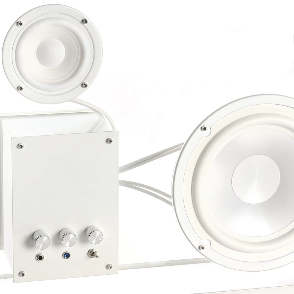 34 CM Large Tempered Glass Speaker with AUX Portable Speaker - Medaid International