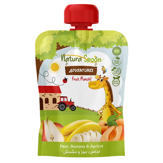 Natura Spoon Pear, Banana & Apricot