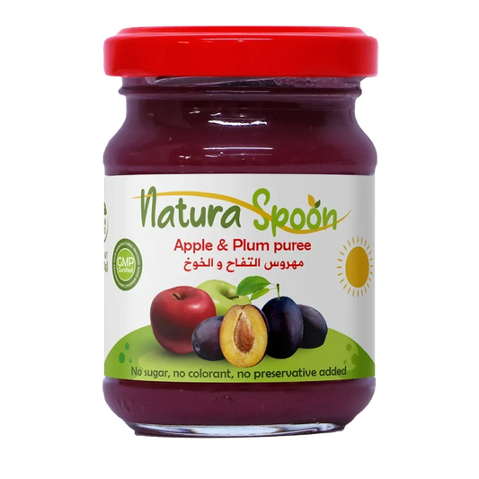 Natura Spoon Apple & Plum puree
