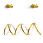 74 CM, Modern Hanging LED Circles Pendant Lights for Dining Room, Kitchen, Bedroom, Living Room - Medaid International