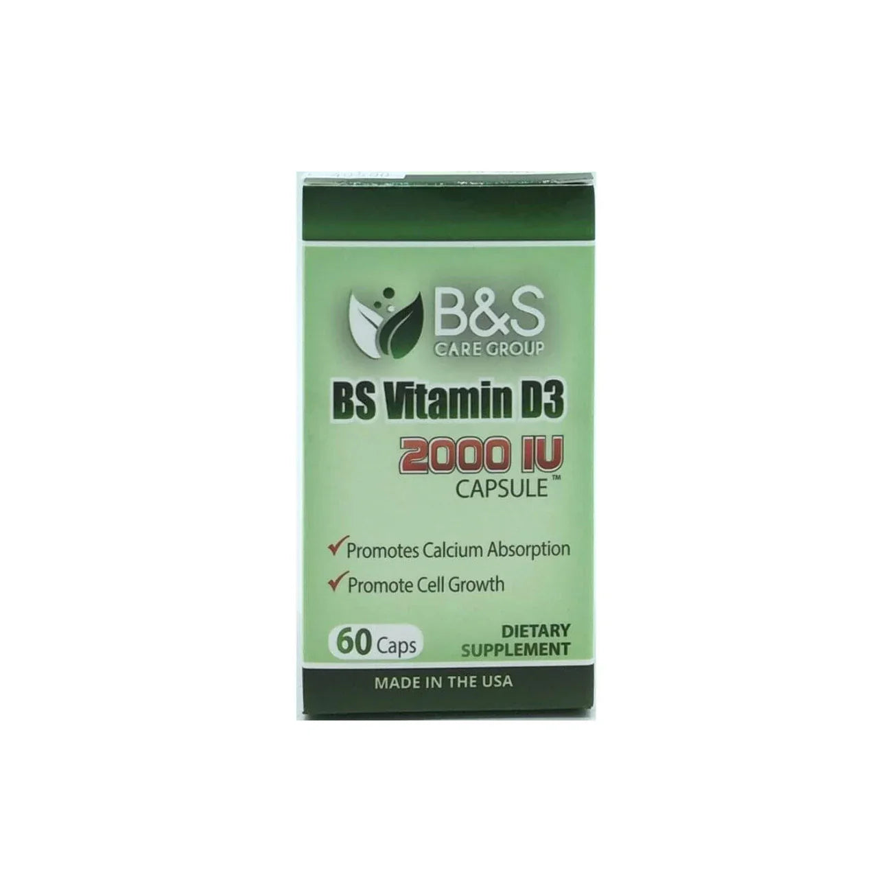 B&S Vitamin D-3 2000IU 30