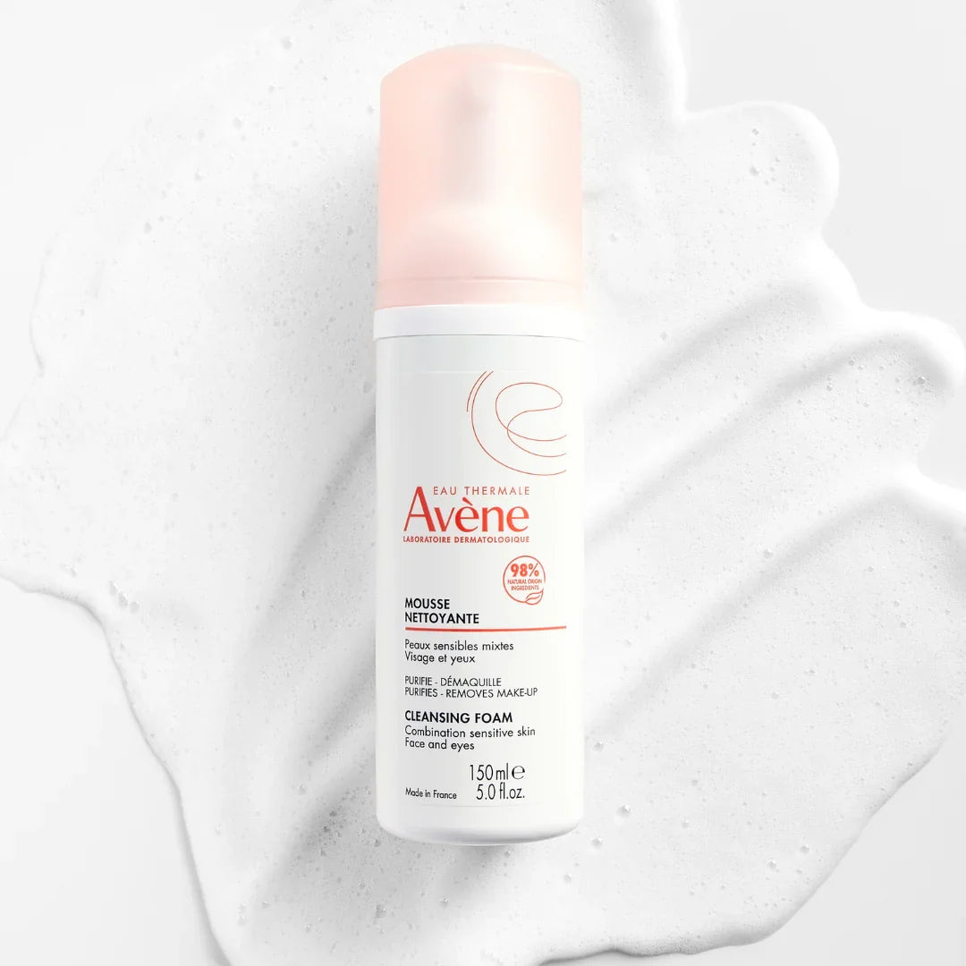 Avène Hydrating Emulsion Hydrance Light And Avène Cleansing Foam Buy 1 Get 1 Pouch Bundle
