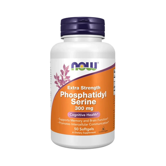 Now Extra Strength Phosphatidyl Serine 300 Mg 50 Softgels