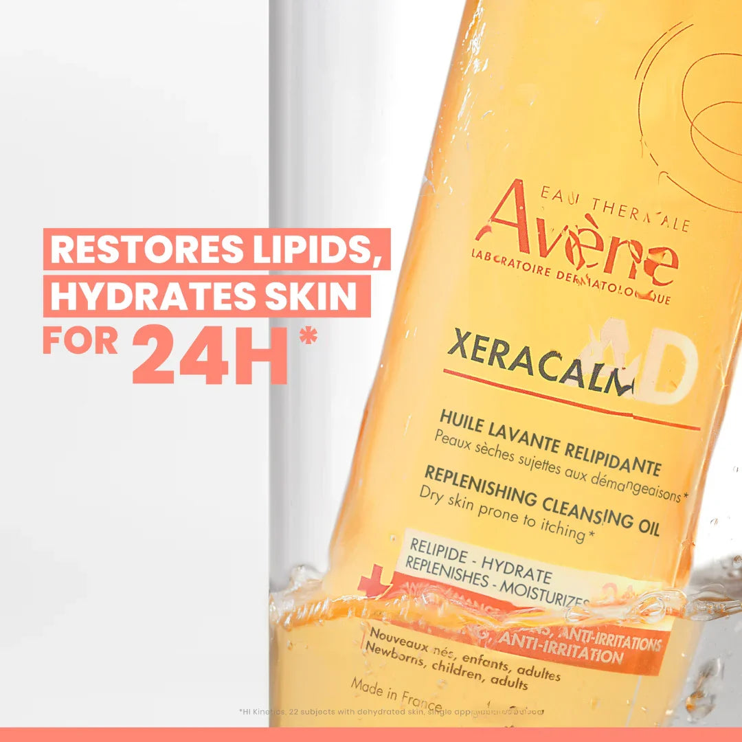 Avene Xeracalm AD For Dry Skin Lipid-Replenishing Cleansing Oil 1L