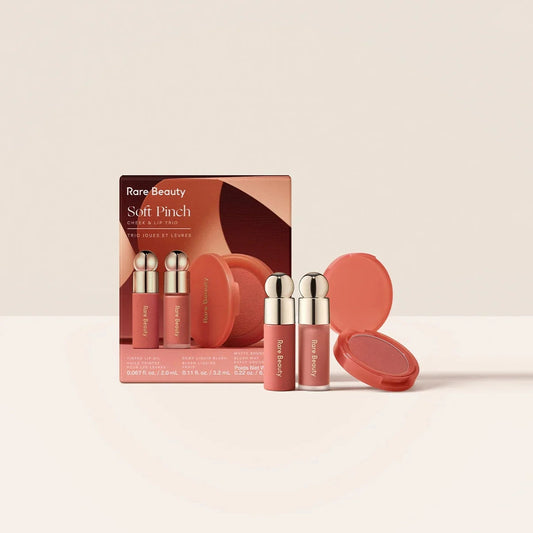 Rare Beauty By Selena Gomez Soft Pinch Cheek & Lip Trio Makeup Gift Set