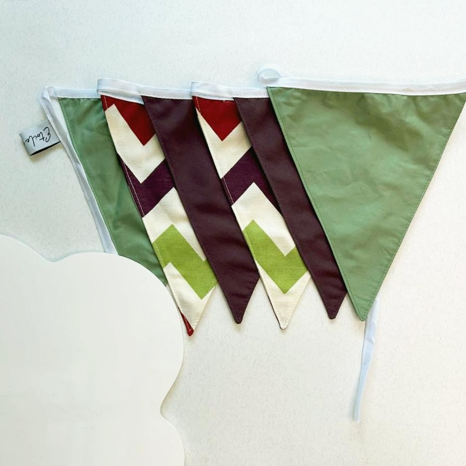 Fanion Mustars , Green , Strip
