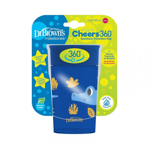DrBrown's - Smooth Wall Cheers Cup 300ML - (9m+) - Blue