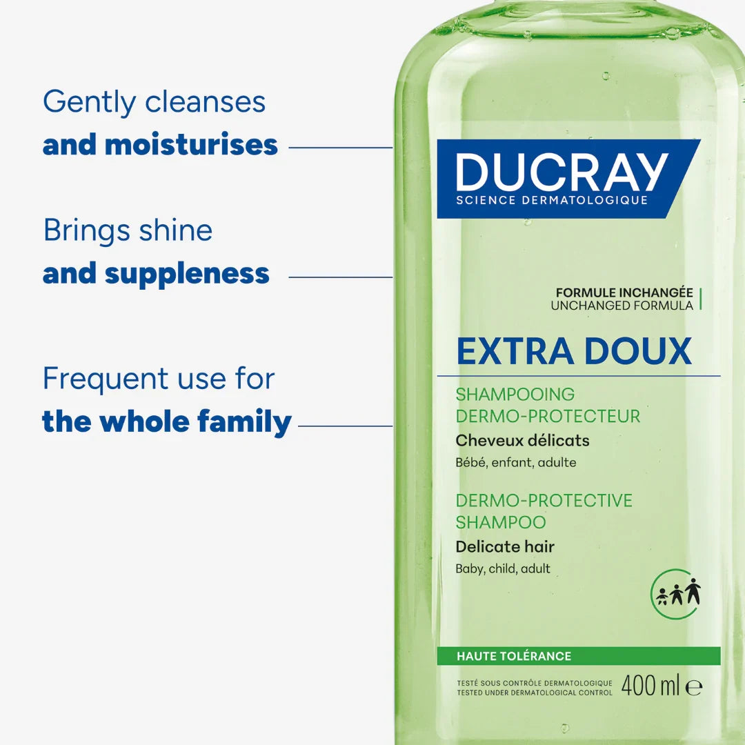 DUCRAY Extra-Doux Shampooing Dermo-Protecteur 400ml Buy 2 Get 1 Free