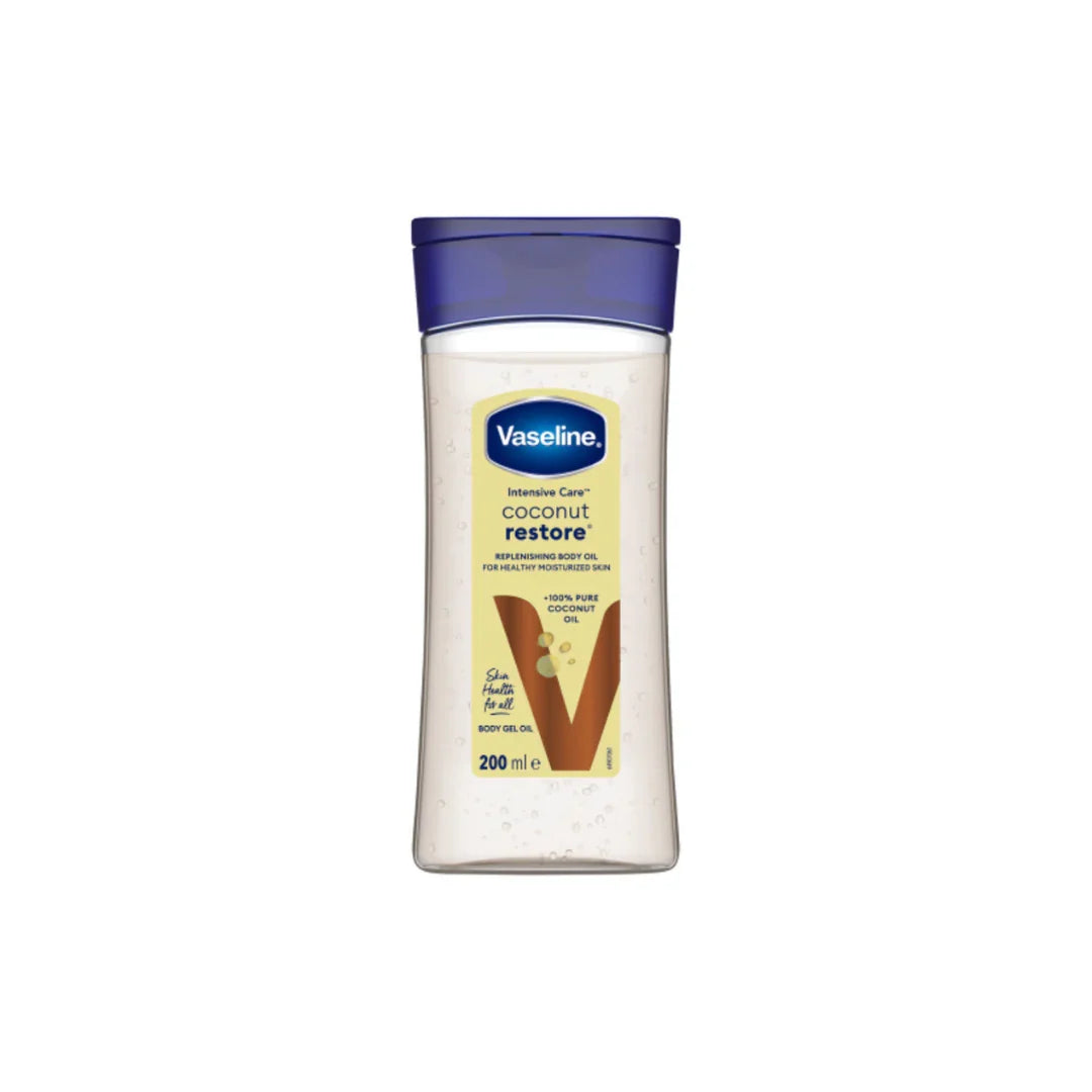 Vaseline Coconut Restore Body Gel Oil, 200ml