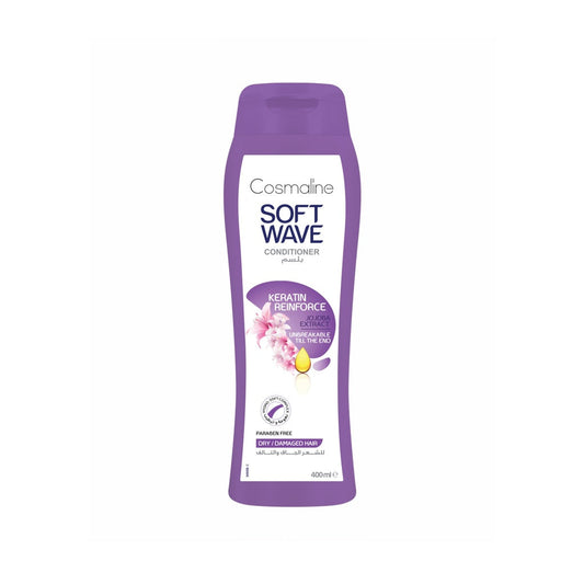 Cosmaline Soft Wave Keratin Reinforce Conditioner For Dry/Damaged Hair 400Ml