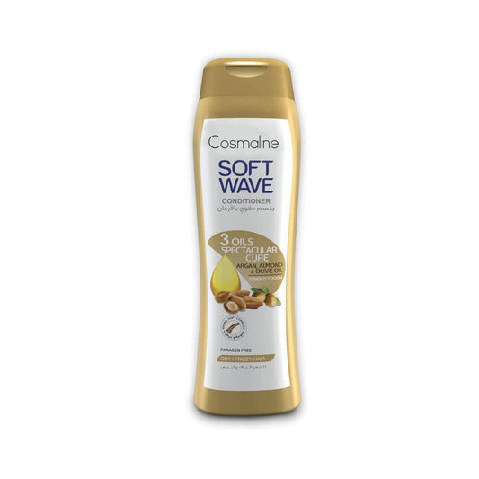 Cosmaline Soft Wave 3 Oils Spectacular Cure Conditioner For Dry/Frizzy Hair 400Ml