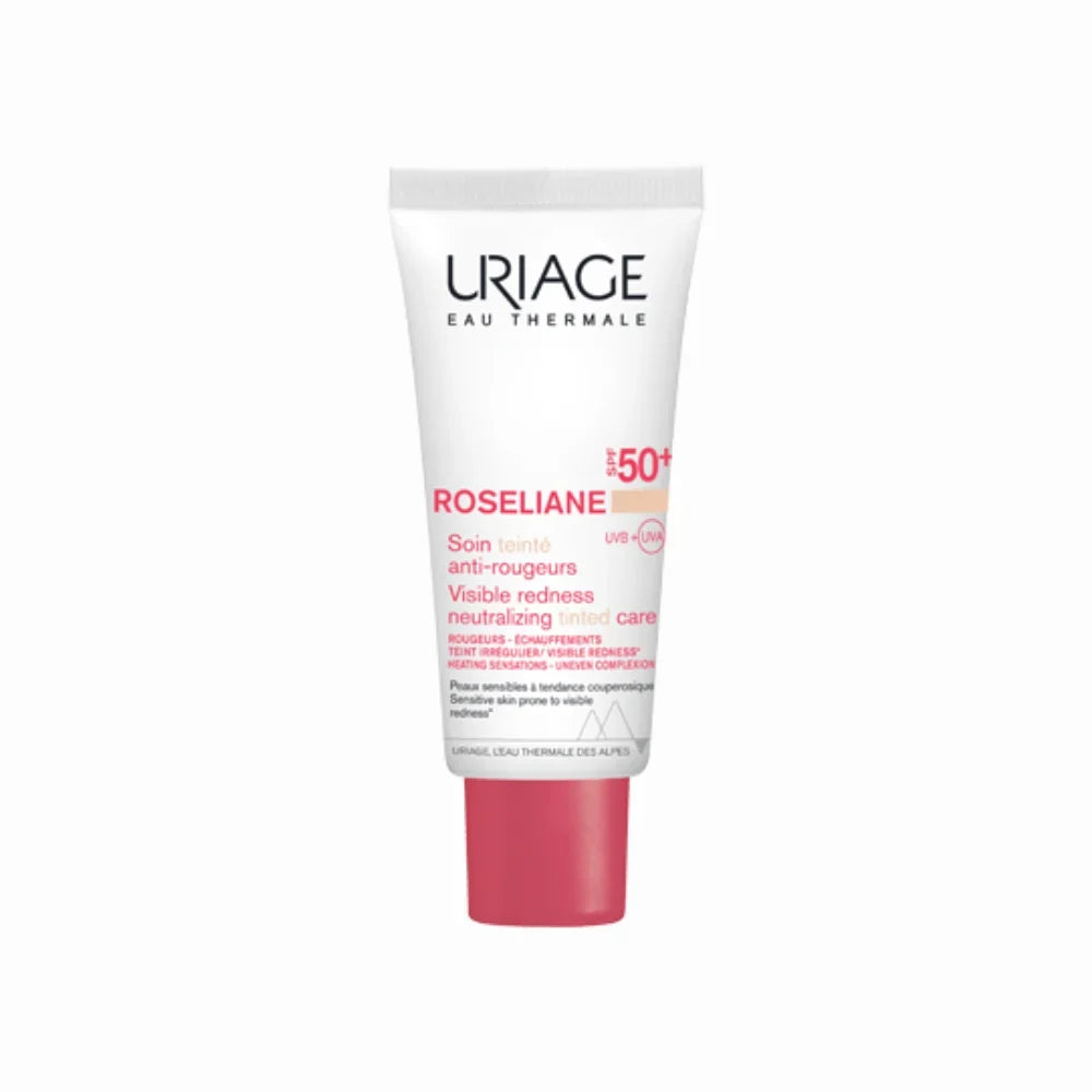 Uriage Roseliane Visible Redness Neutralizing Light Tinted Care CC Cream SPF 50 + 40 ML Roseliane Visible Redness Neutralizing Light Tinted Care CC Cream SPF 50 + 40 ML