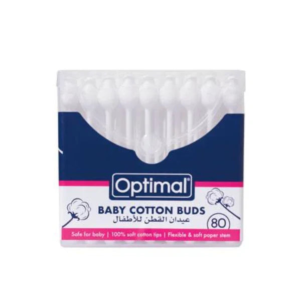Optimal Baby Cotton Buds 80 Pcs