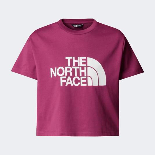 The North Face Crop Easy Girls Lifestyle T-Shirt Cyber Berry - Medaid International