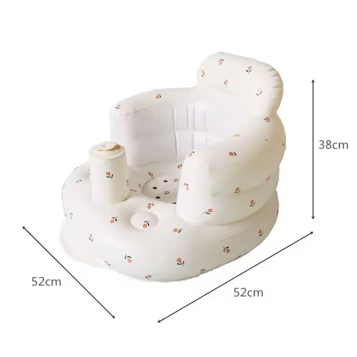 Fruit-Print Inflatable Baby Chair