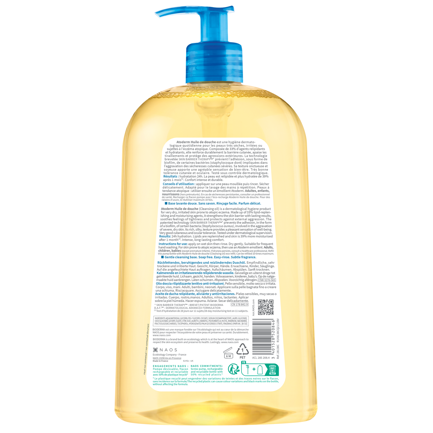 BIODERMA ATODERM SHOWER OIL 1L